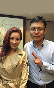 賀徐懷鈺和明星經(jīng)紀(jì)人在江蘇東臺(tái)演出成功